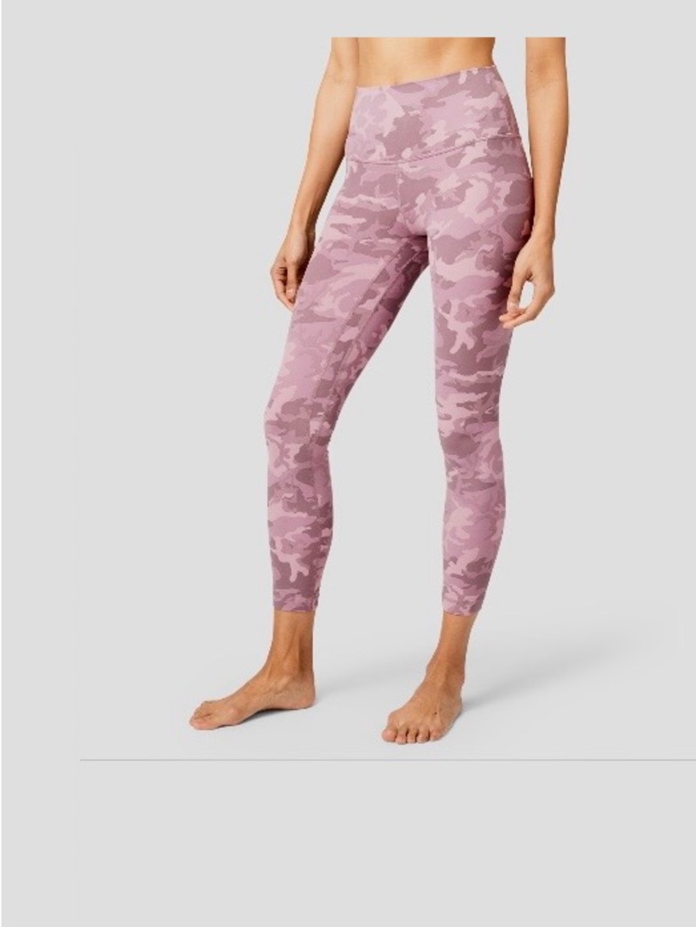 Lululemon Align High-Rise 25” Pink Camo Leggings size 8